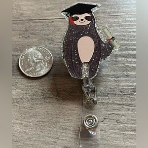 Graduation Sloth badge reel